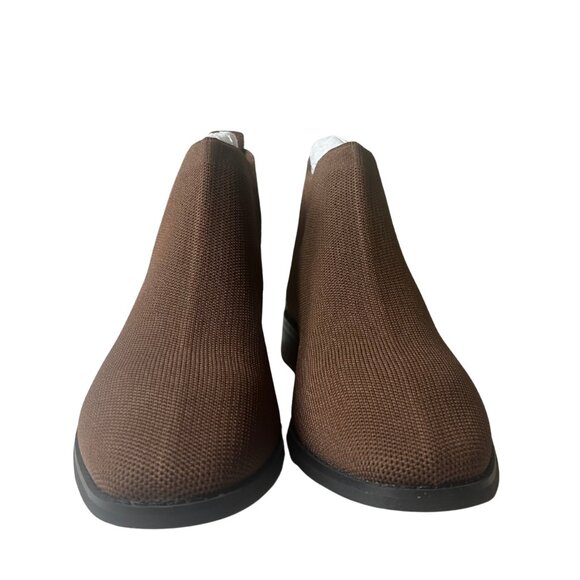 Bacia Women’s Sock Ankle Boots – Brown – Size 8 - Picture 3 of 5